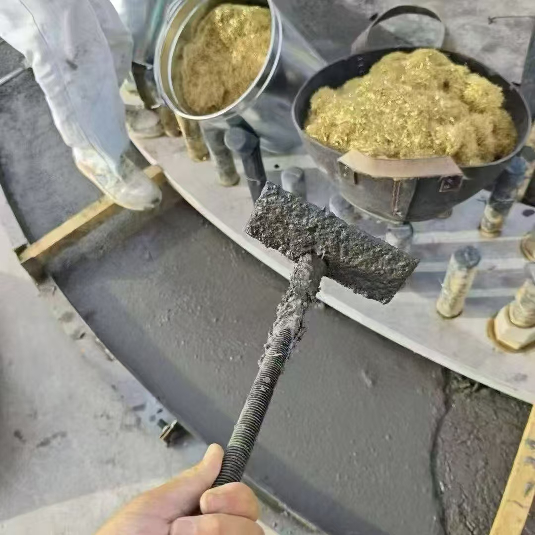 马尾C120钢纤维高强无收灌浆料 轧机压缩机汽轮机发电机锻压设备底座灌浆材料